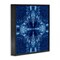 Stupell Industries Blue Detailed Symmetry Framed Giclee Wall Art Design by El Perkin